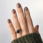 Yaffie ™ Custom Black Gold Antique Ring with 3/5ct TDW Diamond