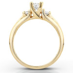 Gold Yaffie Bridal Set with 1/2 ct TDW Princess-Cut Diamonds