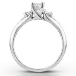 Gold Yaffie Bridal Set with 1/2 ct TDW Princess-Cut Diamonds