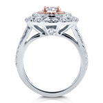 Sunflower Diamond Engagement Ring - Yaffie Two-Tone Gold, 1ct TDW