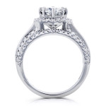 Sparkle in Style with Yaffie White Gold 1.5ct TDW Diamond Star Halo Bridal Set