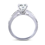 Radiant 1 1/2ct TDW White Gold Engagement Ring with Yaffie Sparkle