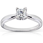 Spark Your Forever with Yaffie White Gold Diamond Solitaire Ring