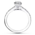 Sparkling Yaffie Promise Ring with 1/3ct TDW White Gold Round-cut Diamonds
