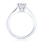 Discover the Elegance: Yaffie White Gold Cushion Diamond Engagement Ring