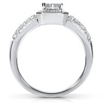 Dazzling Yaffie White Gold Diamond Bridal Set - 3/4ct Total Diamond Weight, 3-piece