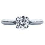 Eco-Friendly Half-Carat Diamond Floral Ring by Yaffie White Gold - Certified and Lab Grown