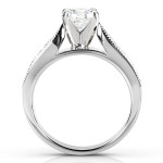 Vintage Charm with Eco-Friendly Flair: Yaffie White Gold Certified Diamond Ring