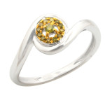 The Stunning Yellow Trated Diamond Engagement Ring by Yaffie