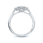 Vintage-inspired Yaffie Gold Diamond Ring, featuring stunning Edwardian-era design with 1/4ct total diamond weight.
