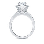 Sparkle with Love: 1.5ct TDW Certified Round Diamond Engagement Ring by Yaffie Gold