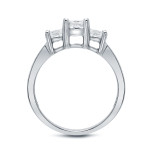 Yaffie Regal 1.5ct TDW Princess Cut Diamond Trio Ring in Gold