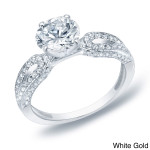 Classic Perfection: Yaffie Gold Certified 1 1/4 ct Round Diamond Engagement Ring