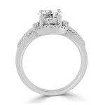 Certified Yaffie Gold Round Diamond Engagement Ring with 1 1/5ct TDW