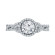 Joyful Sparkle: Yaffie’s Gold Halo Diamond Engagement Ring