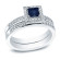 Yaffie Blue Sapphire Engagement Ring — A Love That Shines