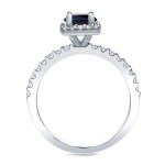 Yaffie™ Handcrafted Bridal Set with 1/2ct Blue Sapphire and 3/4ct TDW Diamonds in Gold