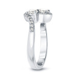 Sparkling Duo Diamond Engagement Ring - Yaffie Gold 1/2ct TDW 2-Stone Round Diamonds