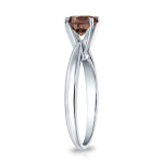 Gold Solitaire: Yaffie 1/2ct TDW Brown Diamond Ring