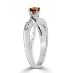 Yaffie Bypass Brown Diamond Ring: A Dazzling 1/2ct TDW for Your Engagement