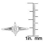 Marquise Diamond Solitaire Engagement Ring – Yaffie Gold, Stunning 1/2ct TDW