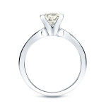 Yaffie V-End Princess-cut Engagement Ring with 1/2ct TDW Diamond
