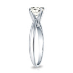 Round Diamond Solitaire Engagement Ring by Yaffie Gold (1/3ct TDW)
