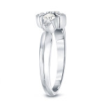 Engage with Elegance: Yaffie Gold 2-Stone Diamond Ring with 1/4ct TDW