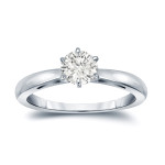 Yaffie Gold Sparkling 1/4ct Diamond Solitaire Engagement Ring
