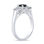 Yaffie Bespoke Gold 3-stone Diamond Engagement Ring with 1ct Total Diamond Weight
