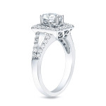 1ct of Majestic Yaffie Gold Princess Diamond Engagement Ring