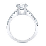 1ct TDW Round Diamond Engagement Ring - Shining Yaffie Gold