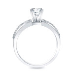Engage in Elegance with Yaffie 1ct TDW Round Diamond Ring in Radiant Gold
