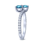 Engage in Beauty with Yaffie 1ct Blue Diamond Duo