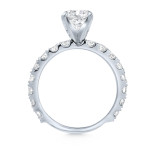 Certified Cushion Diamond Engagement Ring - Yaffie Gold, 2.5ct TDW