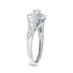 Sparkling and Sophisticated: Yaffie Gold Halo Diamond Engagement Ring (2/5ct TDW)