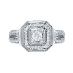 Yaffie Gold Stunning Round Diamond Engagement Ring - 2/5ct TDW