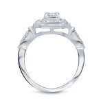 Yaffie Gold Stunning Round Diamond Engagement Ring - 2/5ct TDW