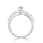 Sparkling 2/5ct TDW Round Diamond Yaffie Gold Engagement Ring