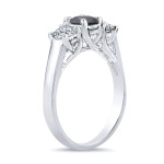 Yaffie ™ Handcrafted 3 Stone Diamond Engagement Ring - Glittering with 2ct TDW of Gold