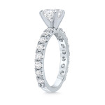 Yaffie Gold 2ct Certified Cushion-cut Diamond Engagement Ring