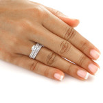 Certified 2ct TDW Diamond Bridal Set - Yaffie Gold