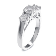 Yaffie Gold 2ct TDW Ring: Artful Craftsmanship & Sparkle