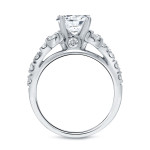 Certified Round Diamond Bridal Ring Set - Yaffie Gold, 3.5ct TDW