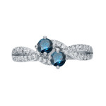 Blue Diamond 2-in-1 Engagement Ring, featuring Yaffie Gold with 3/4ct TDW