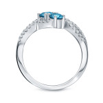 Blue Diamond 2-in-1 Engagement Ring, featuring Yaffie Gold with 3/4ct TDW