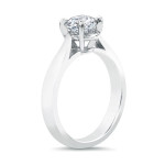 Certified Round Diamond Solitaire Ring - Yaffie Gold, 3/4ct TDW