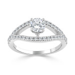 Gleaming Yaffie Ring with Sparkling 3/4ct TDW Round Diamonds