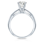 Engage in Elegance with Yaffie Golden 3/4ct TDW Round Diamond Ring