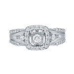 Sparkling Yaffie Gold Diamond Engagement Ring - 3/5ct